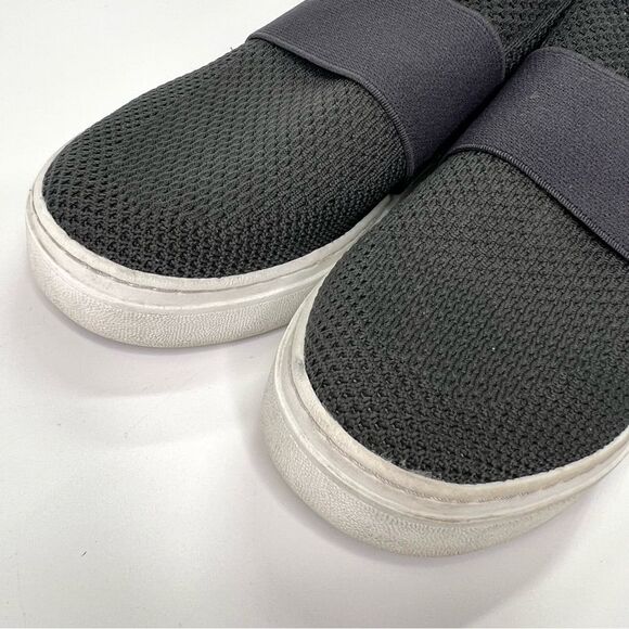 Eileen Fisher Pari Platform Knit Sneakers Graphite Grey 7.5 - Picture 3 of 12